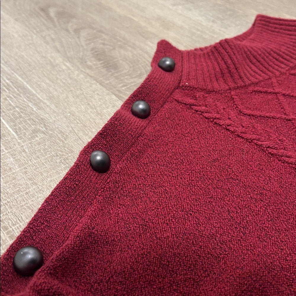 Reitmans Burgundy Knit Sweater - Picture 3 of 5